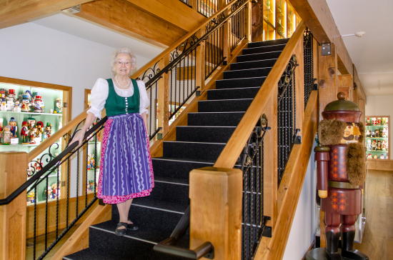 The Nutcracker Lady on the New Staircase