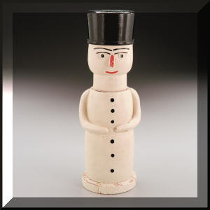 19th Century Snowman Nutcracker